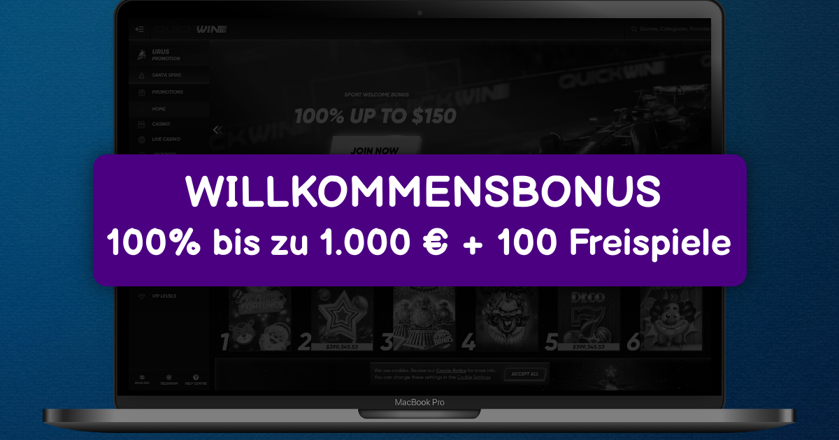 QuickWin Casino - Schnelle Auszahlungen & Live Casino Deutschland